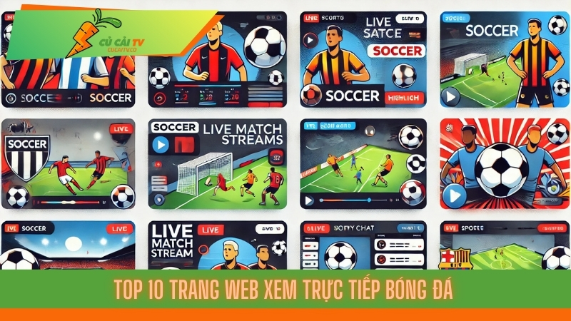 Top 10 Trang Web Xem Trực Tiếp Bóng Đá Chất Lượng Cao