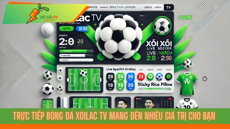 Trực tiếp bóng đá xoilac tv mang đến nhiều giá trị cho bạn